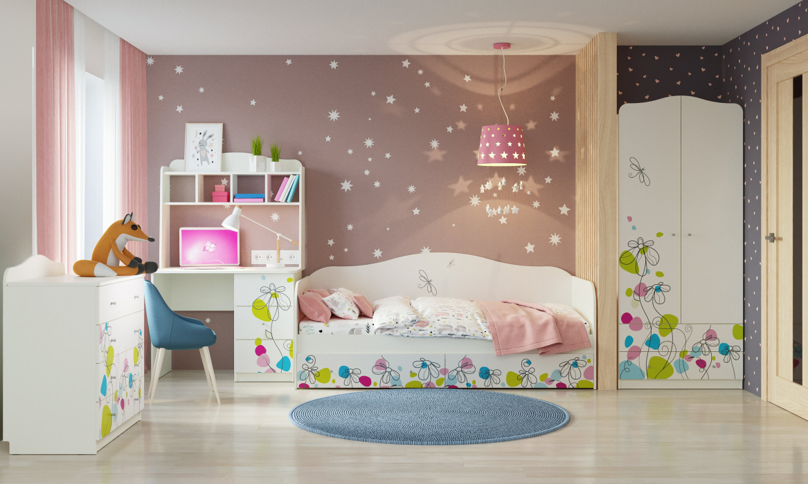 Шкафы двухстворчатые, Шкаф для детской