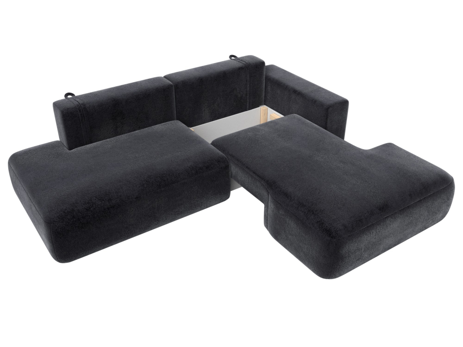 Диваны угловые в гостиную, Диван угловой Лига-036 НПБ Модерн правый угол, велюр TOWER