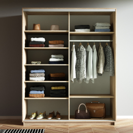 Шкаф-купе Экспресс 2-х дверный Фотопечать Квадрат Стекла 140х60х220