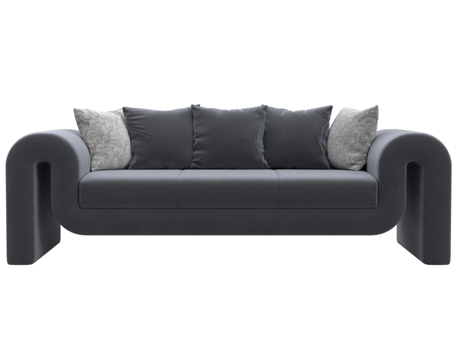 Диваны прямые кухонные, Диван прямой Волна, велюр