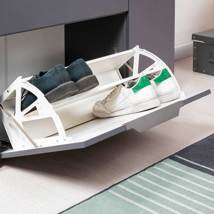 Прихожие, Шкаф-пенал с обувницей и вешалкой для оджеды с полкой Октава.