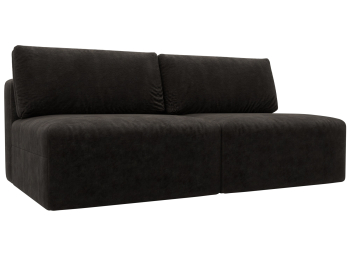 Диван прямой модульный Лига-060 НПБ, велюр BRUT