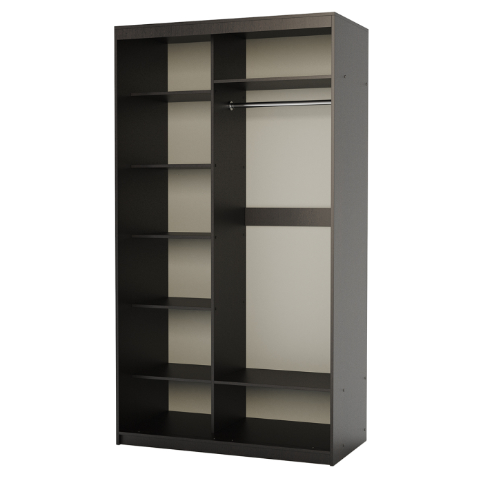 Шкафы-купе 2-х дверные, Шкаф-купе 2-х дверный Эконом 100х60х200