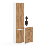 Домашние кабинеты, Тумба три ящика и пенал 21Б Лидер-8