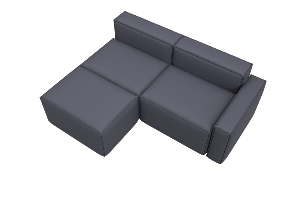 Диваны угловые в гостиную, Диван угловой модульный Лига-063 угол правый, экокожа GRIFON