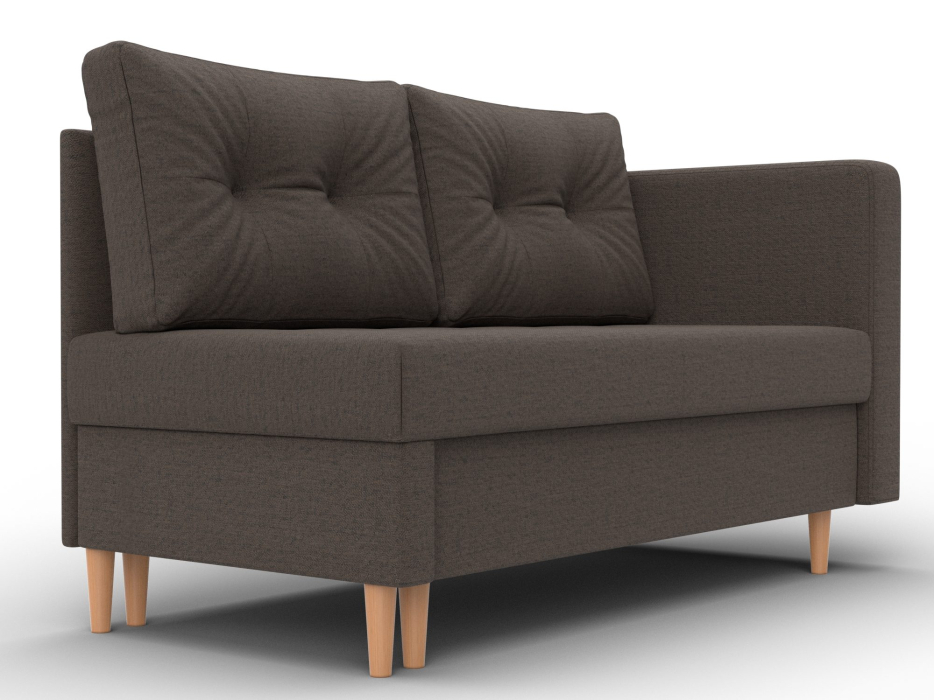 Маленькие спальные диваны, Кушетка Лига-098, рогожка Амур