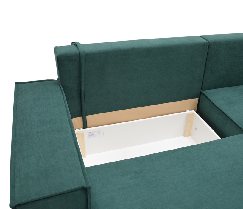 Диваны угловые в гостиную, Диван угловой Фабио, велюр