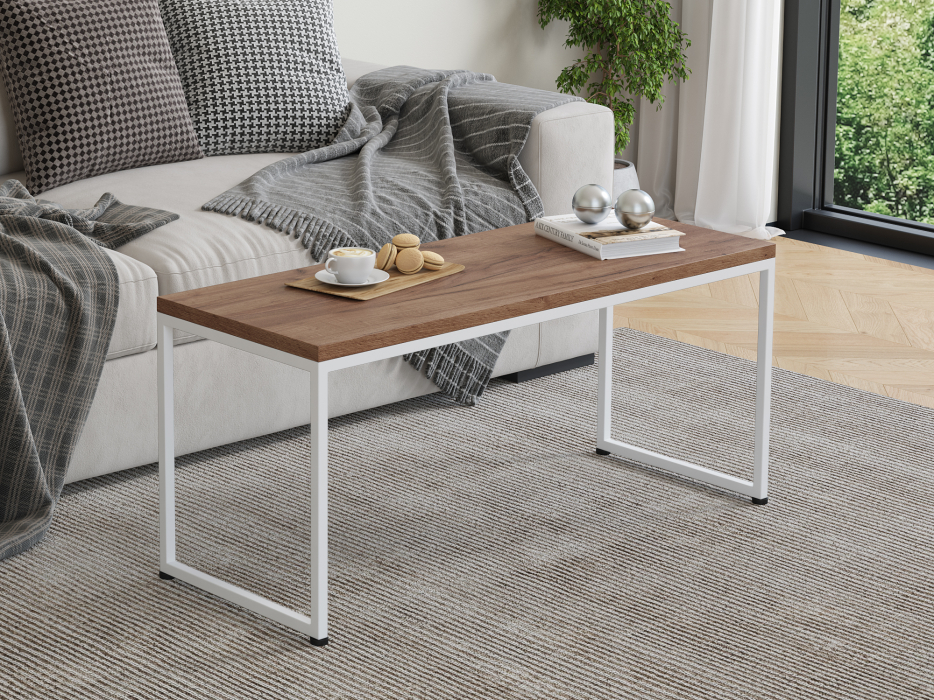 Журнальные столики, Журнальный стол Айсберг Лофт 02 белый