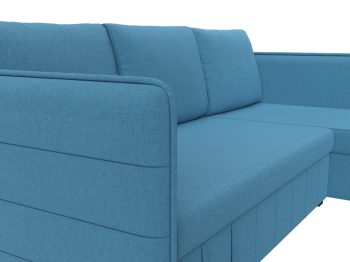 Диван угловой Слим универсальный угол, рогожка Амур