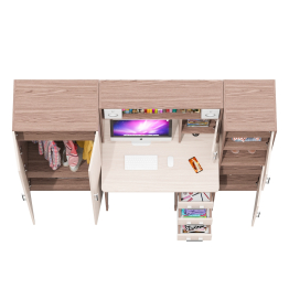 Компьютерный стол с пеналом и шкафом МД-СК-9
