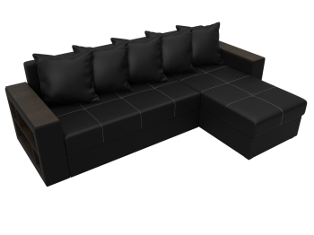 Диван угловой Дубай Лайт угол универсальный, экокожа