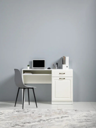 Стол туалетный 12.46 Ливерпуль ясень ваниль/белый