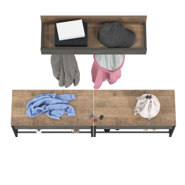 Две обувницы с сиденьем и вешалка для верхней одежды Трувор