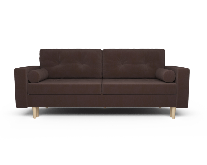 Диваны кровати со спальным местом, Прямой диван Честер, велюр