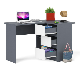 Угловой компьютерный стол Мори МС-16 правый