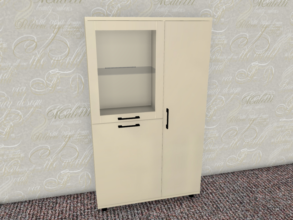 Шкафы распашные, Модульная система Грейс Шкаф ШК-5084  Серый Кашемир