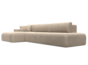 Диван угловой Лига-036 Модерн Лонг левый угол, велюр