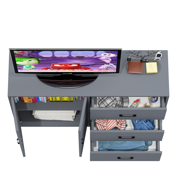 Комоды, Комод-тумба две дверки и три ящика РВК 123-1204