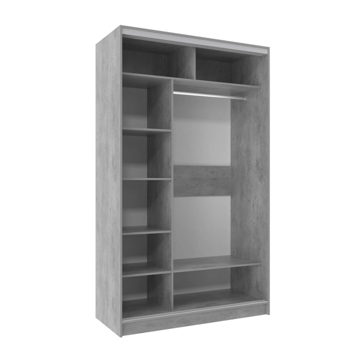 Шкафы-купе 2-х дверные, Шкаф-купе 2-дв  Домашний 1350 лдсп/лдсп  (в2295*ш1350*г595)