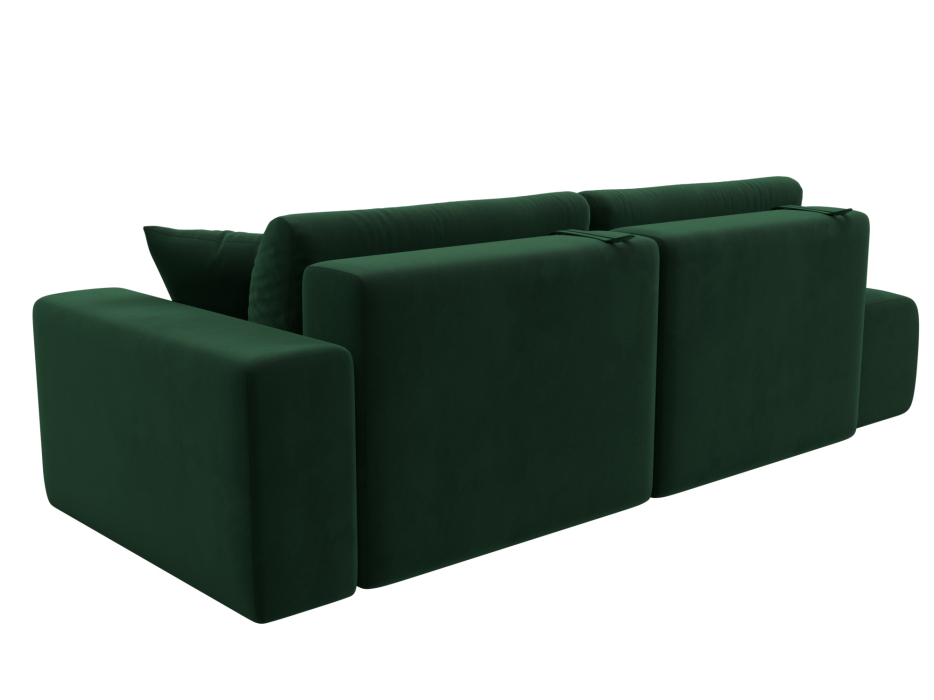 Диваны еврокнижки, Диван прямой Лига-036 Модерн подлокотник справа, велюр