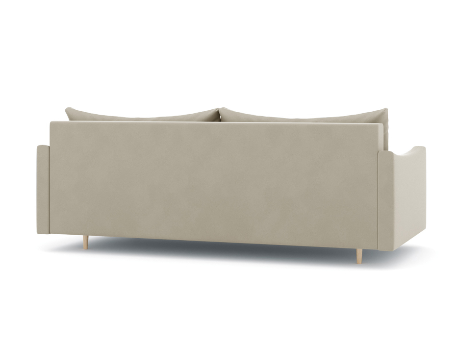 Диваны еврокнижки, Диван-кровать еврокнижка Смайл с подлокотниками, велюр