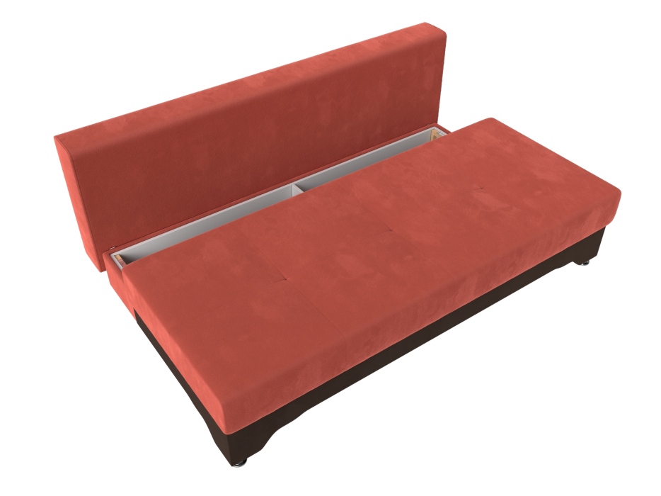 Диваны еврокнижки, Диван прямой Ник-2, микровельвет