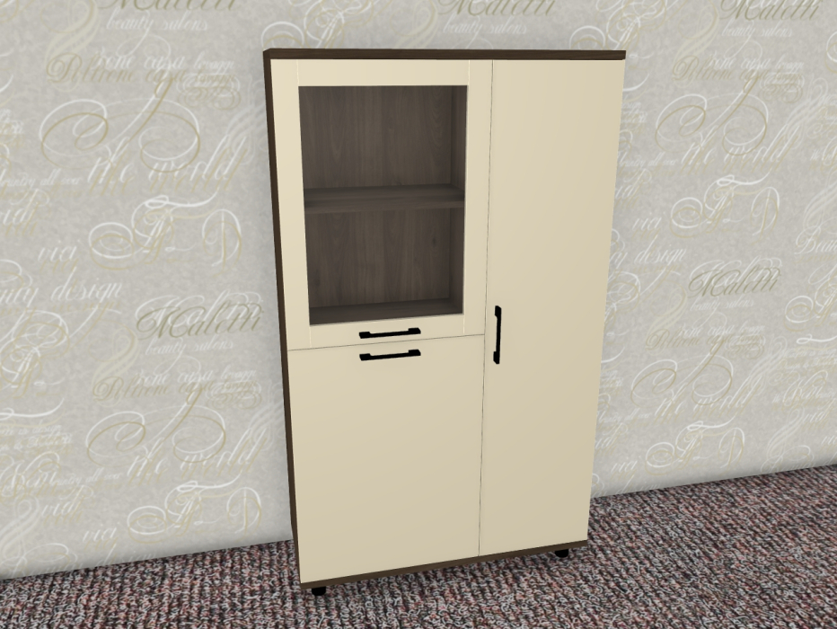 Шкафы распашные, Модульная система Грейс Шкаф ШК-5083  Гикори Джексон Темный