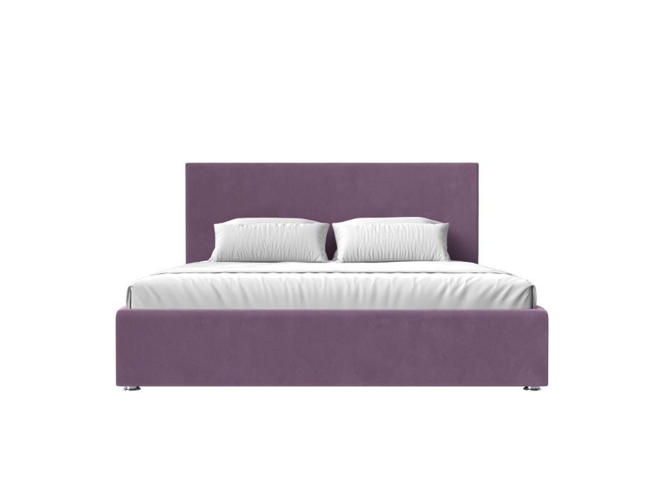 Мягкая кровать, Интерьерная кровать Кариба 200, микровельвет