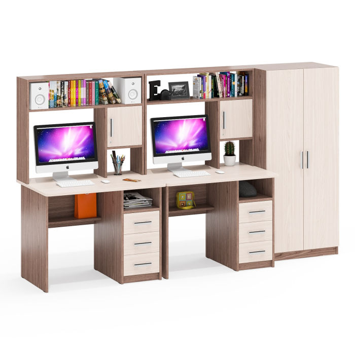 Домашние кабинеты, Место для учёбы для двоих детей СК-9