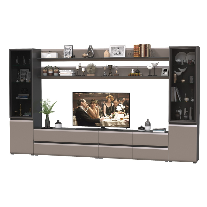 Стенки для гостиной, Стенка модульная Сидней комплектация № 122