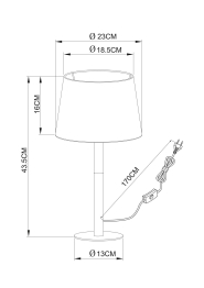 Настольная лампа CONNOR