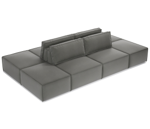 Диван модульный Шарм 25 327х170х70 см, левый, велюр