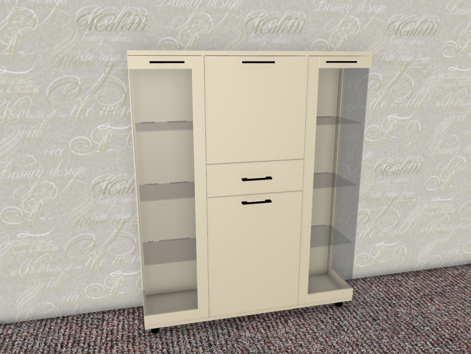 Серванты, Модульная система Грейс Шкаф ШК-5080  Серый Кашемир