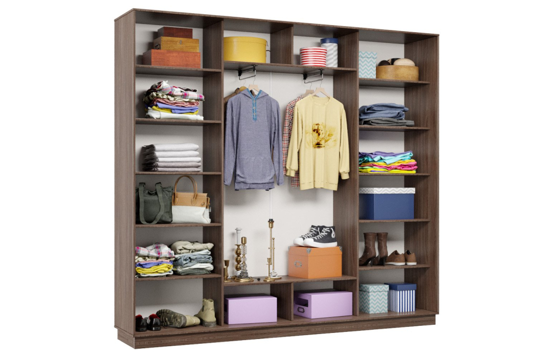 Шкафы-купе, Шкаф-купе Премьер 61 (15;15;15) трёхдверный