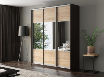 Шкаф-купе Айсберг 200 ВЕНГЕ (сонома/комбинированный)