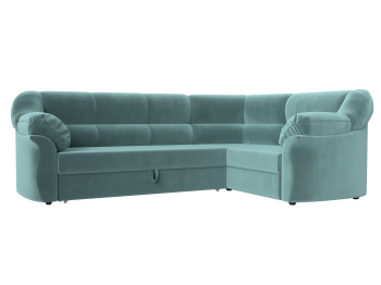 Диван угловой Карнелла правый угол, велюр