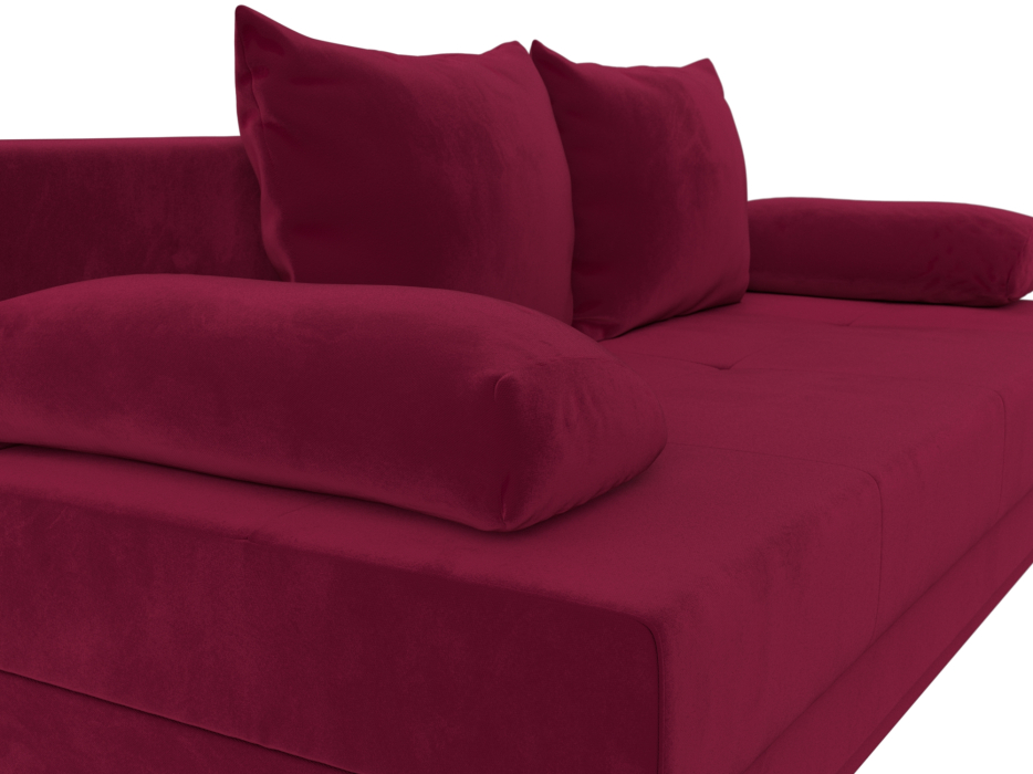 Диваны еврокнижки, Диван прямой Ник-2, микровельвет