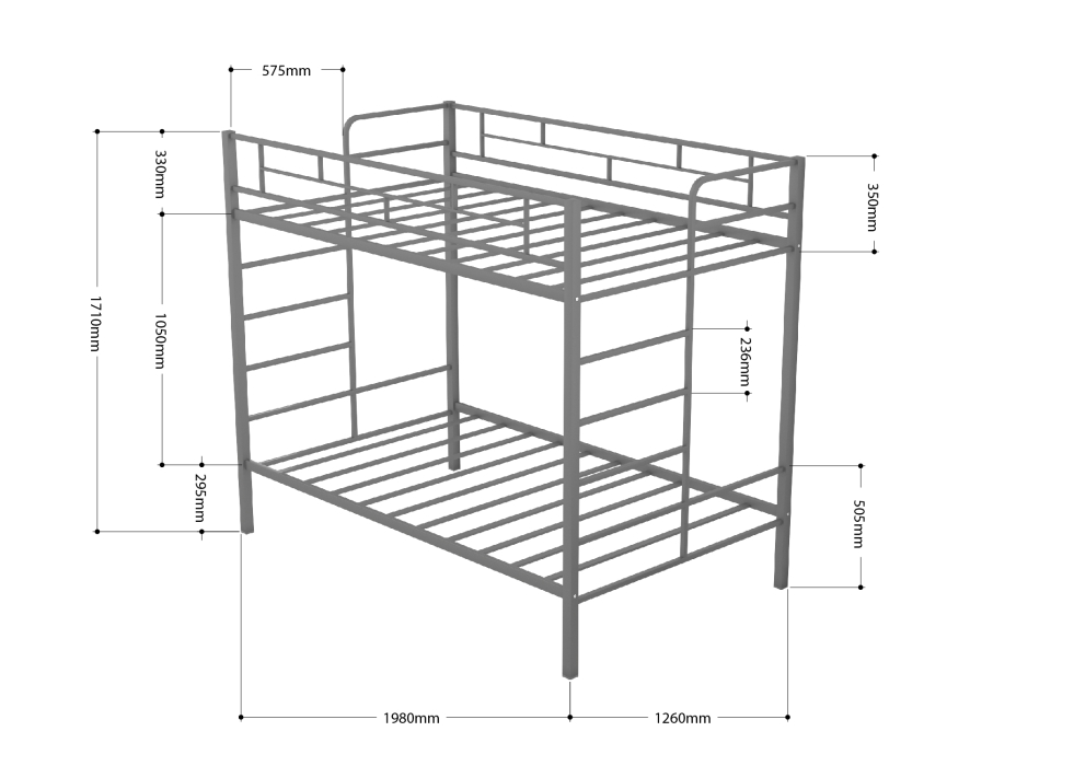 Для подростков, Двухъярусная кровать Валенсия 120 Твист ящики дуб ватан
