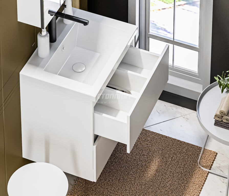 Тумба Люкс СБ-3156 Белый