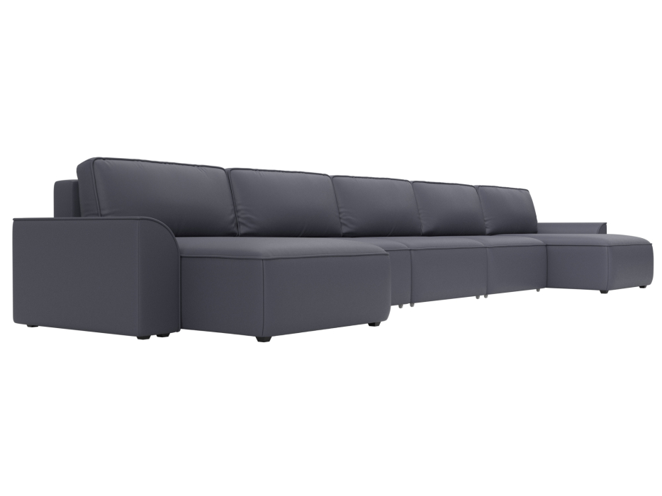 Диваны еврокнижки, Диван П-образный Лига-048 НПБ МегаЛонг, экокожа GRIFON