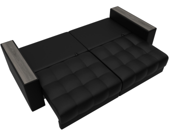 Диван прямой с декором Лига-049 НПБ, экокожа GRIFON