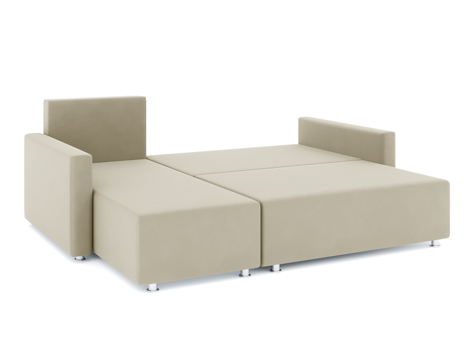 Диваны угловые в гостиную, Диван-кровать угловой Челси еврокнижка, велюр