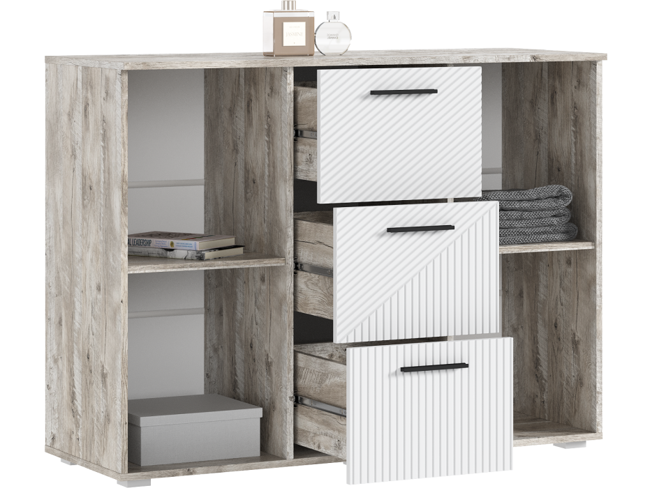 Комоды, Комод Сильвия 1200 3 ящика/2 двери