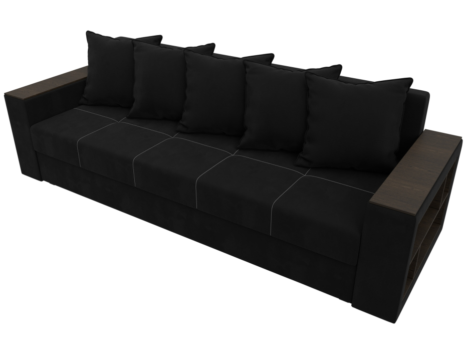 Диваны кровати со спальным местом, Диван прямой Дубай Лайт, микровельвет