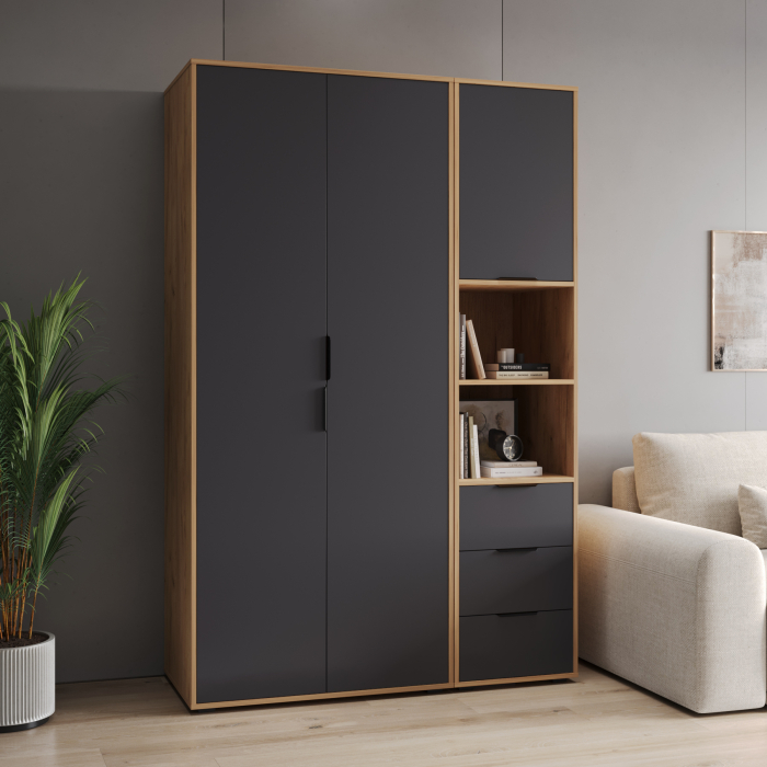 Шкафы двухстворчатые, Шкаф для одежды Оптима ОП-01