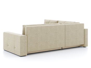 Диван-кровать угловой Леос НПБ, рогожка Люкс