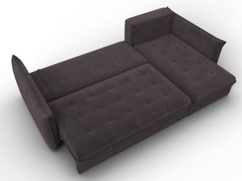 Диван угловой Лига-100 НПБ угол универсальный, велюр SEVEN