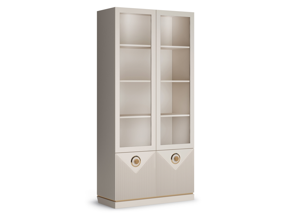 Витрины, Капри шкаф-витрина двухдверная