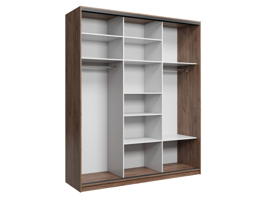 Шкафы-купе, Шкаф купе 3-х дверный АЙСБЕРГ ЛОФТ 200 +зеркало