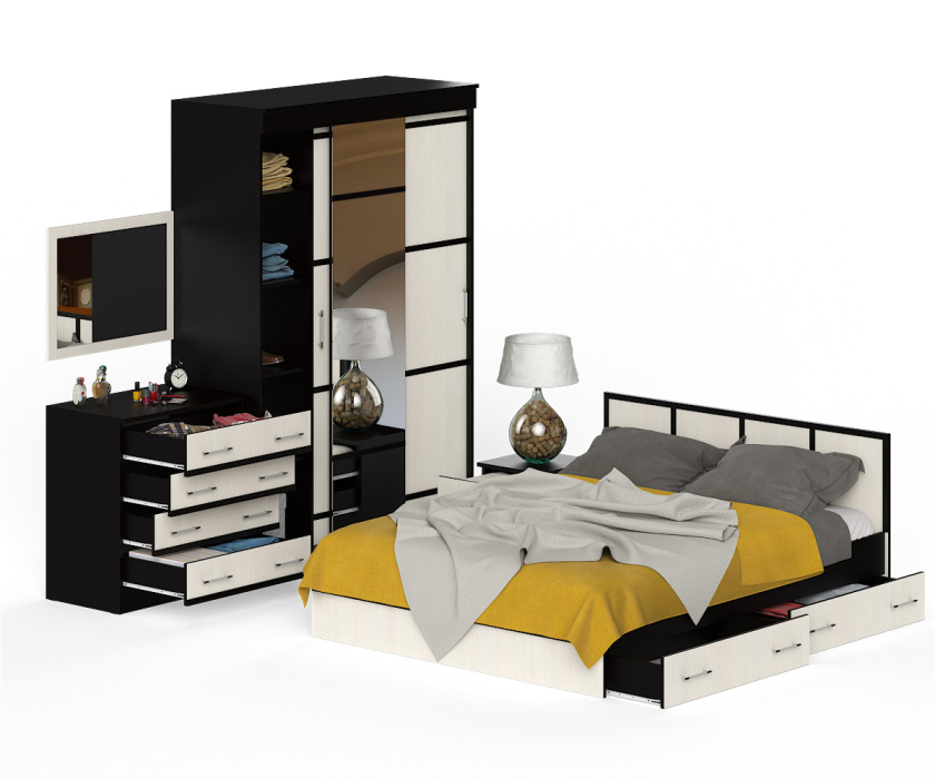 Спальные гарнитуры, Сакура спальня № 1